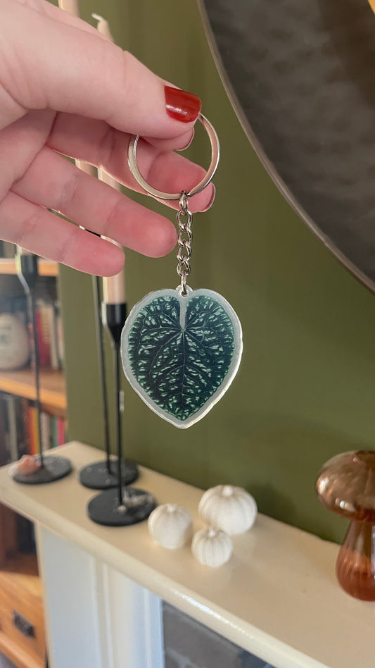 Leaf key ring