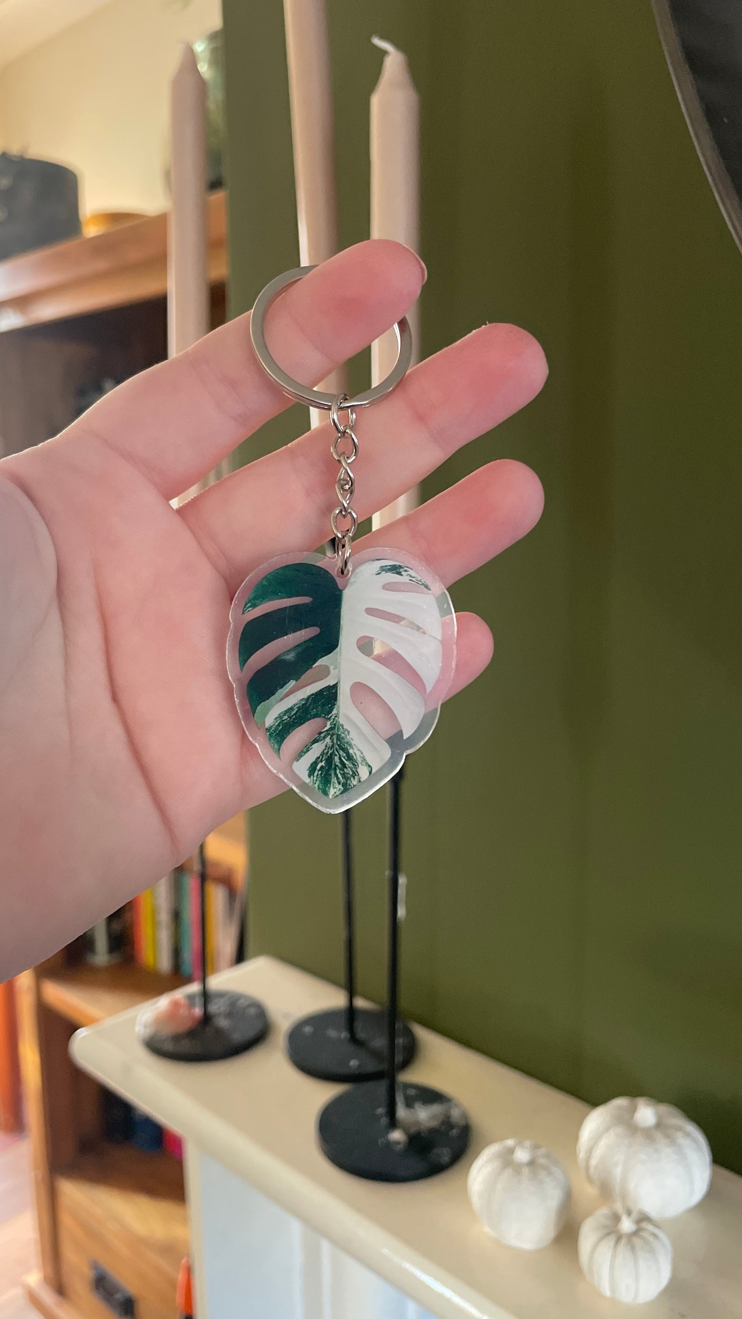 Leaf key ring