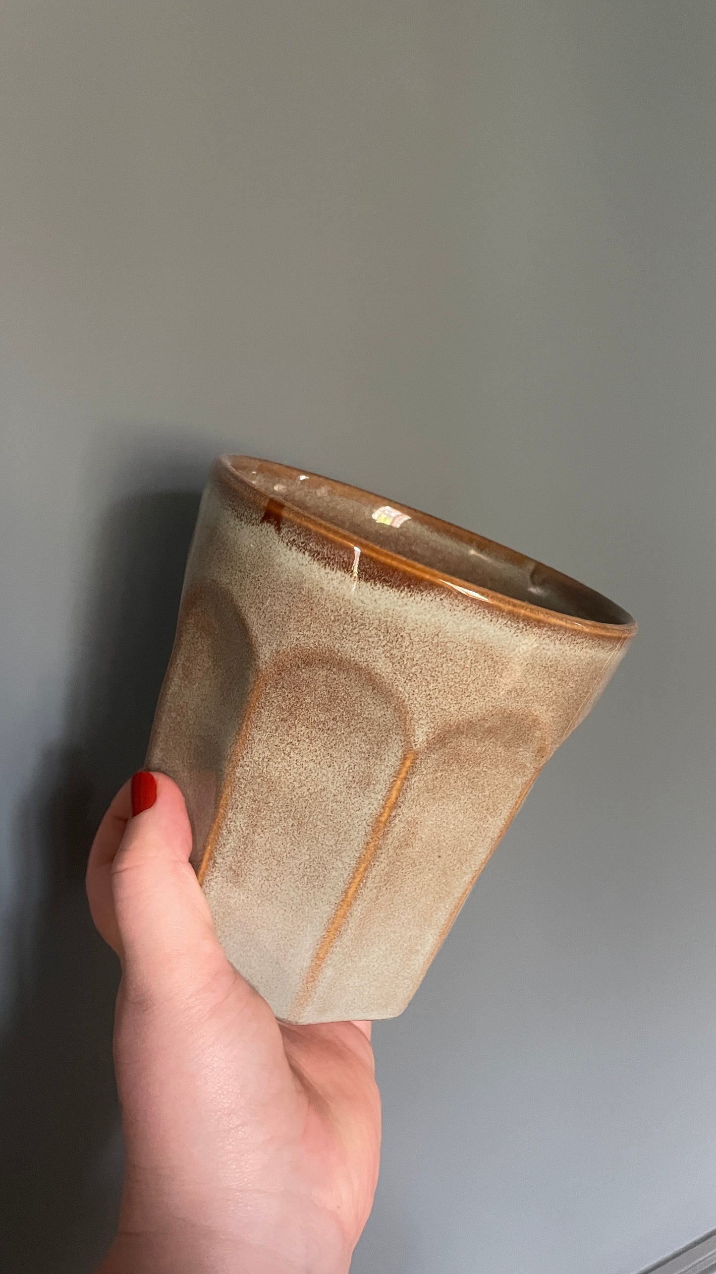 Ceramic Glazed 'espresso cup' Pot